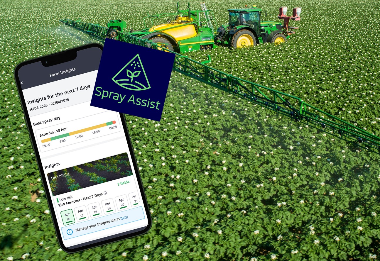 Forecasting now incorporated within spray assist app