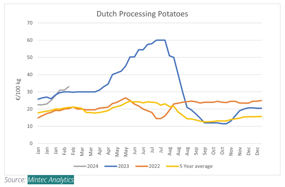 Highest-ever Dutch prices as availability tightens