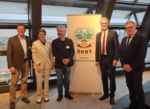 Speakers at the DKHV autumn fair for German potato industry