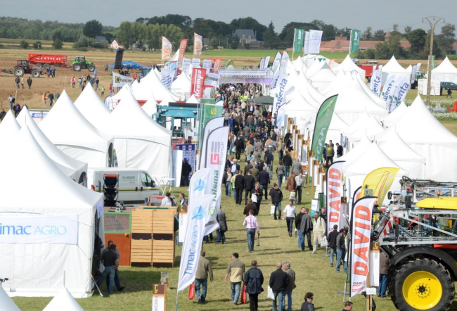 Stands and visitors shown at Potato Europe